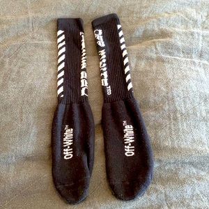 OFF-WHITE - BLACK SOCKS - ONE SIZE